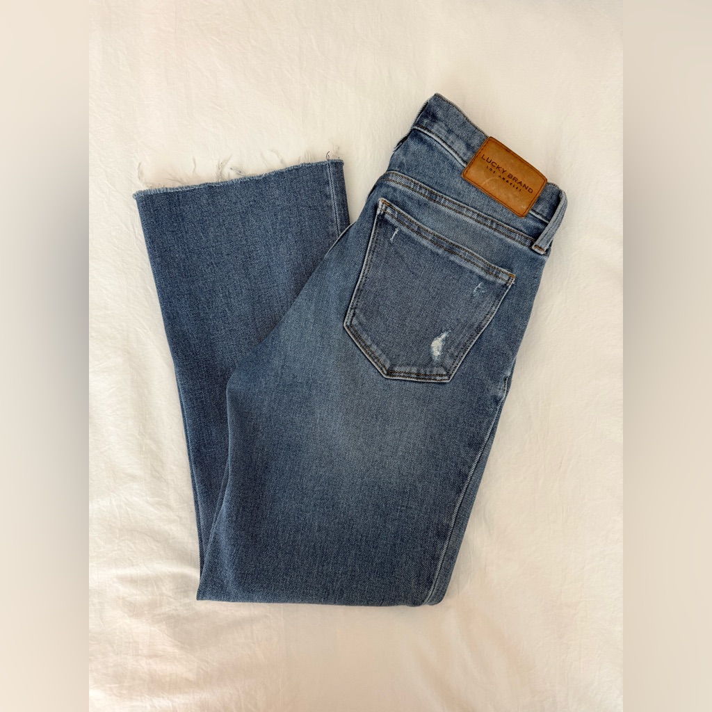 Lucky Brand Womens Classic Straight Leg Denim Jeans